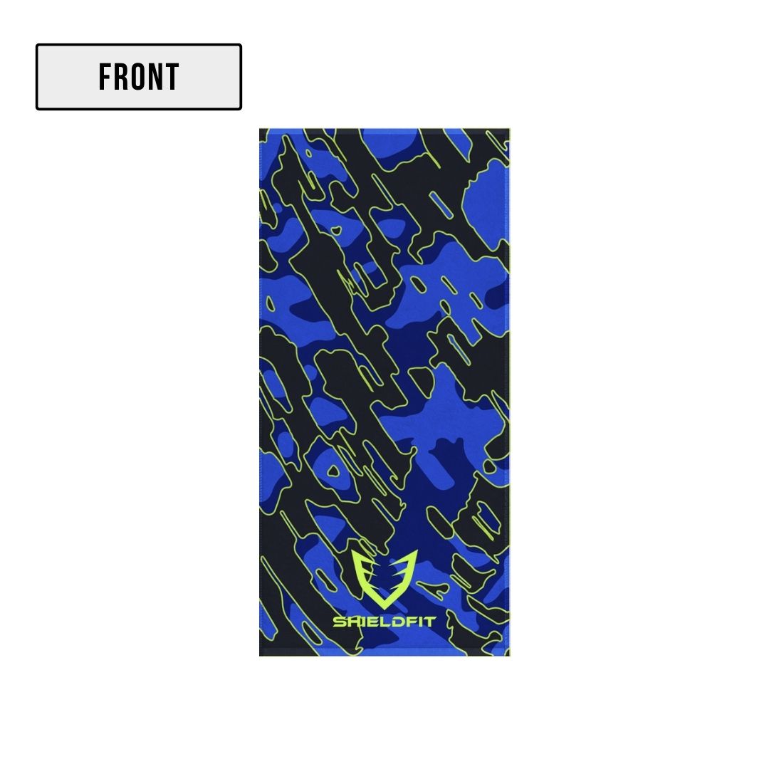 Antibacterial Gym Towel: Hybrid Azure Blue